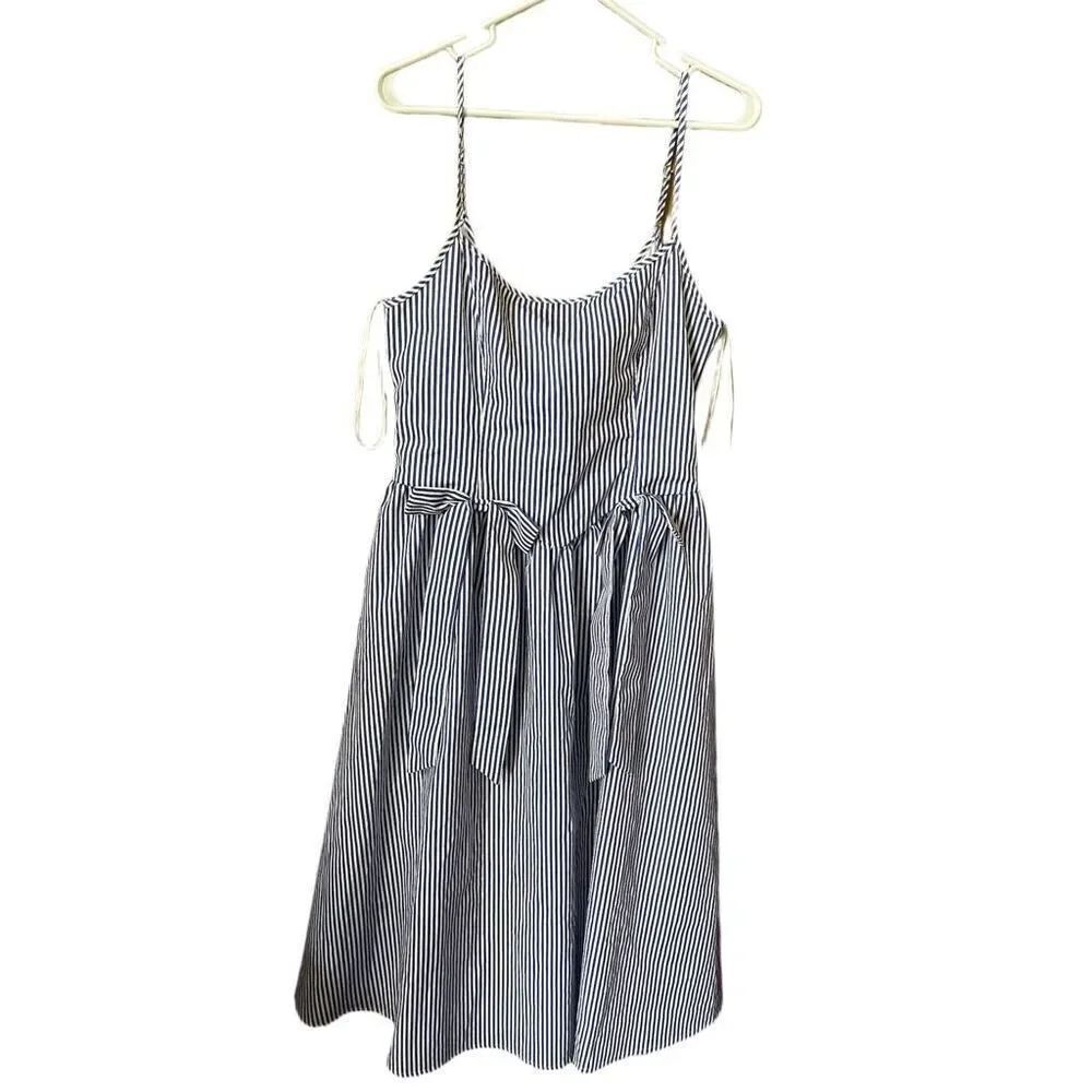 In The Beginning size L sides stripes bows sundress